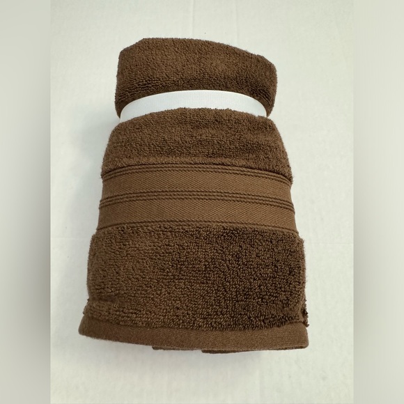 2pc RACHEL ZOE Luxe Hand Towel Set - Chocolate - Picture 2 of 4